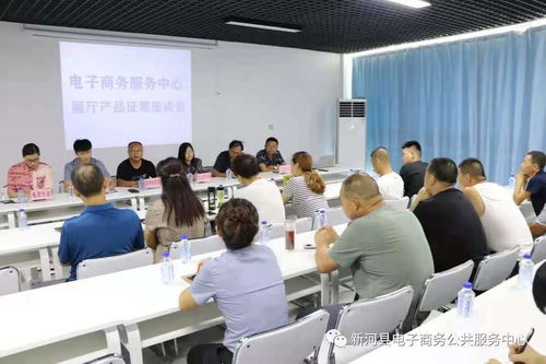 新河县召开电子商务公共服务中心展厅产品征集座谈会
